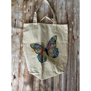 Del Sol Color Changing Canvas Tote Bag - Butterfly - New